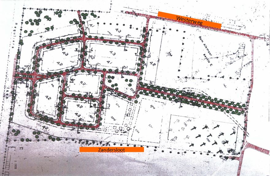 Oranjepark - Eerste schets 1958